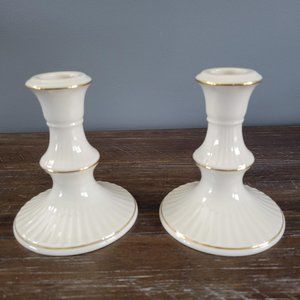 Lenox Illuminations Collection, 4 inch Candlestick, Versailles/Gold